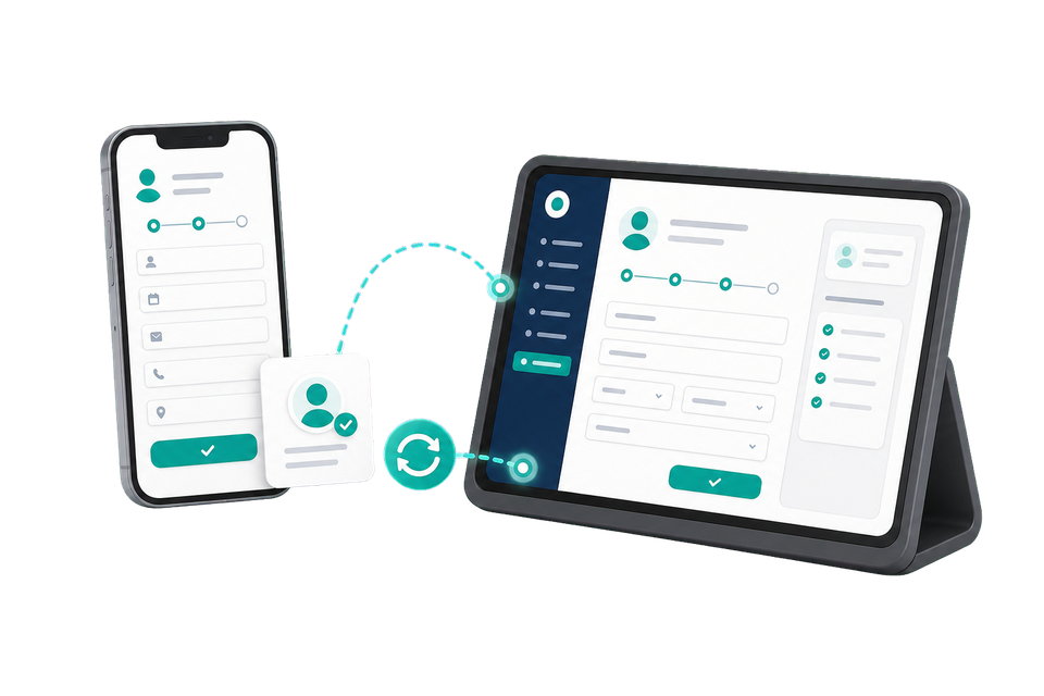 Online & Counter Registration transparent illustration