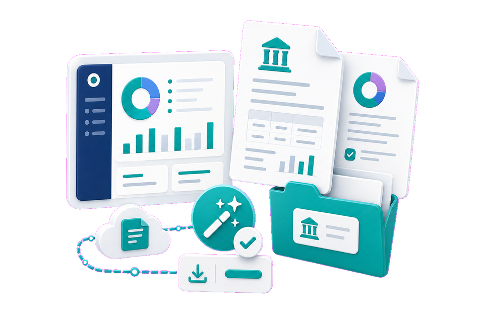SWD Report Automation transparent illustration