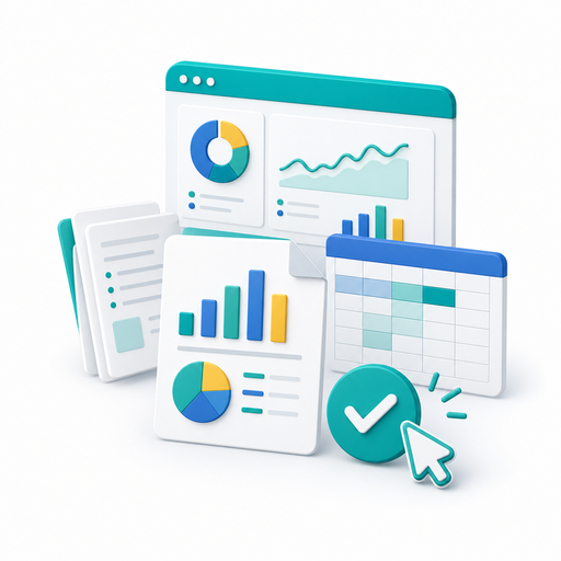 Report Generation workflow illustration